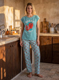 BERRY Short-Sleeved Pajamas