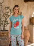 BERRY Short-Sleeved Pajamas