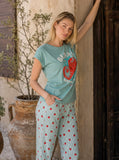 BERRY Short-Sleeved Pajamas