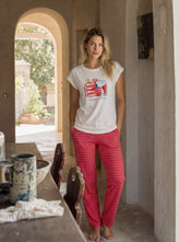 Snoopy short-sleeve pajamas