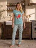 BERRY Short-Sleeved Pajamas