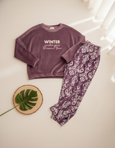 "Winter" بيجاما شتوي