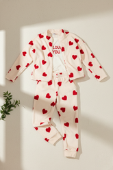 Love You بيجاما شتوي3ق