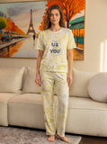 US-YOU بيجاما نص كم