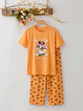 Minnie بيجاما نص كم