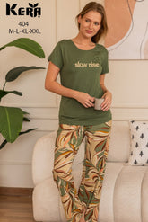 Slow Rise بيجاما نص كم