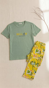 MELLOW بيجاما نص كم