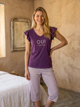بيجاما بيرمودا "OUI"