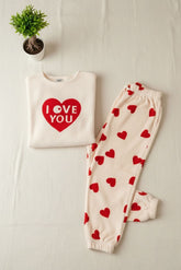 Love You بيجاما شتوي