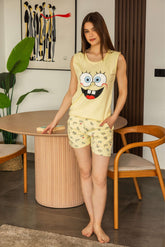 Spongebob بيجاما شورت