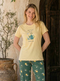 Positivi-Tea Short Sleeve Pajamas