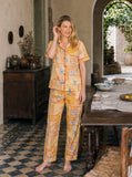 Stitch short-sleeved pajamas