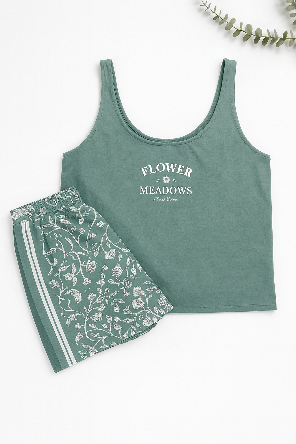 Flowers بيجاما شورت