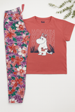 Moomin بيجاما نص كم