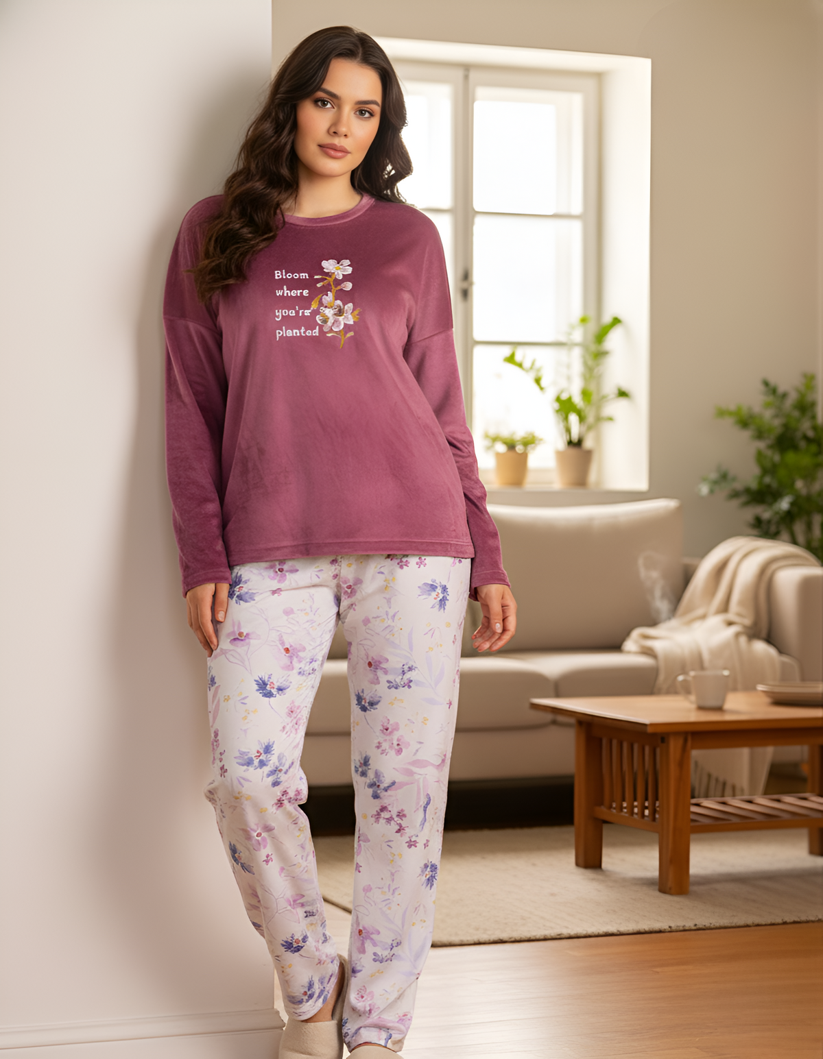 "BLOOM" بيجاما شتوي