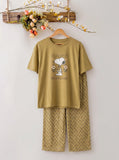 Peanuts short-sleeved pajamas