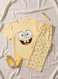 بيجاما نص كم SpongeBob