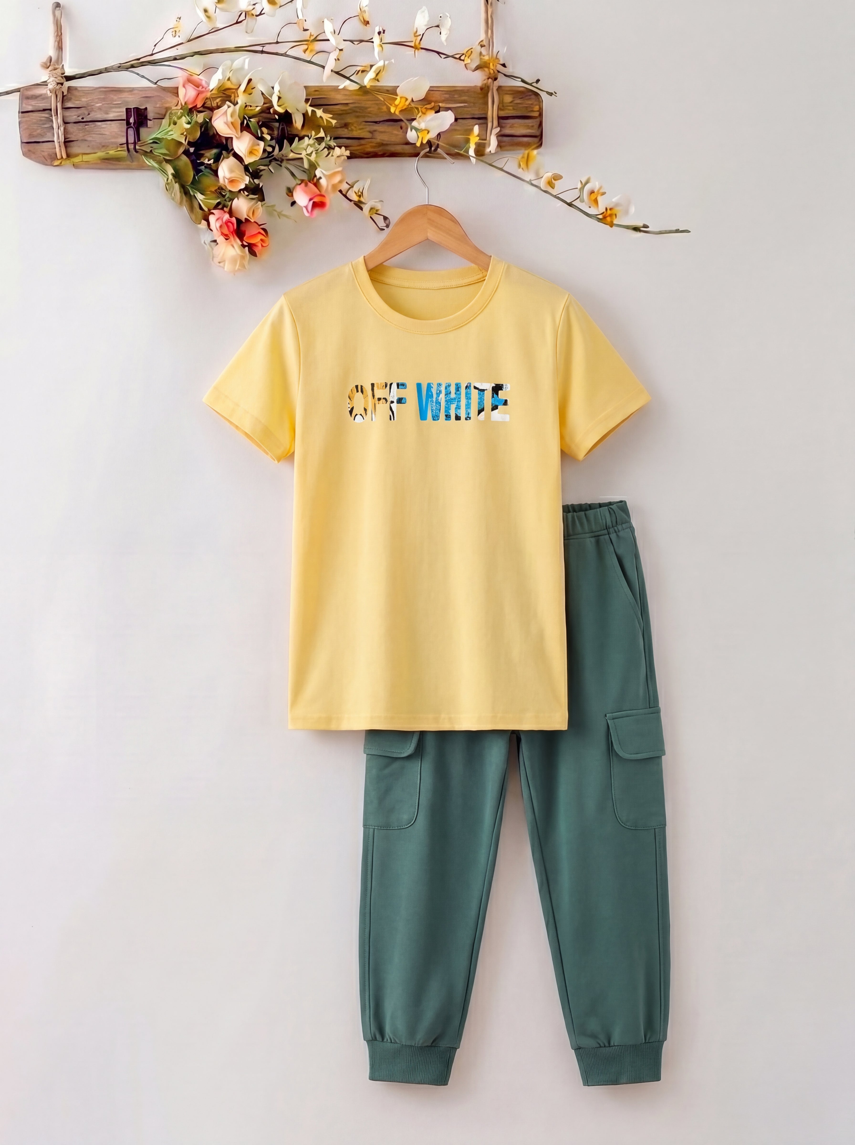 بيجاما أولادي Off White