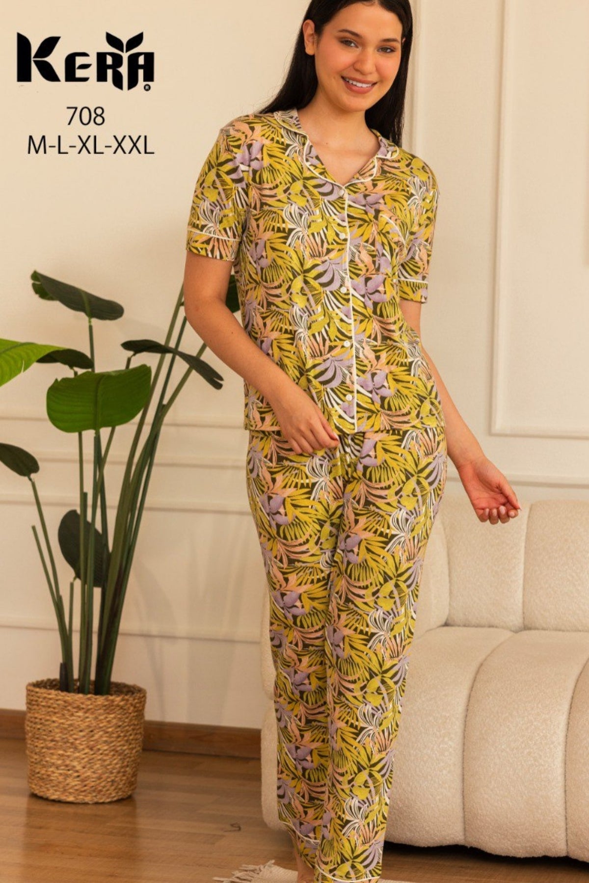 بيجاما زراير مشجره