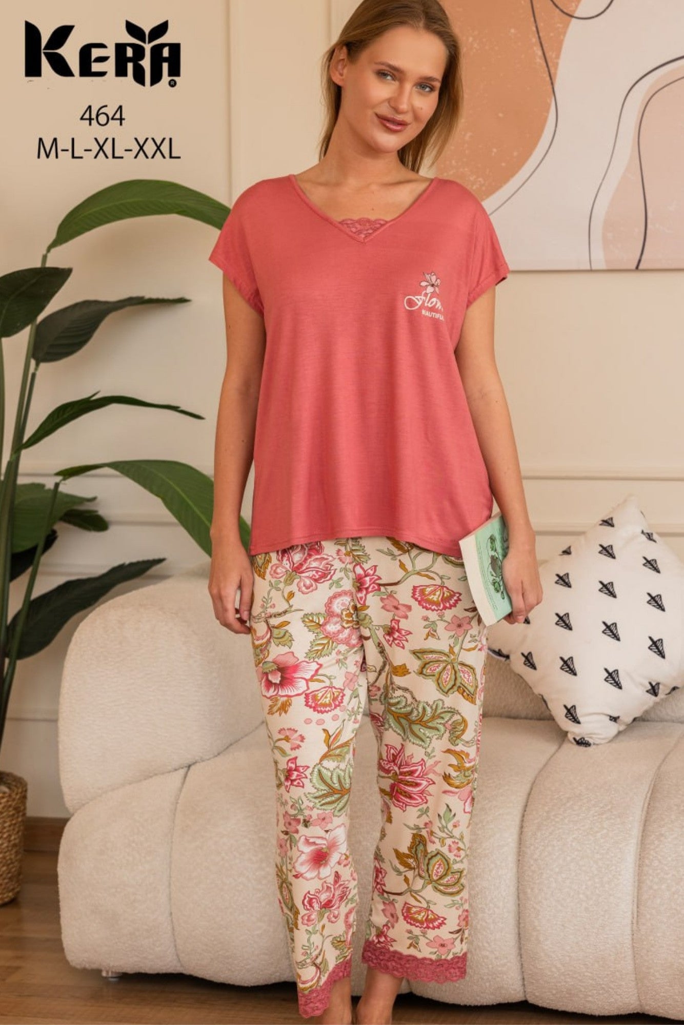 "Flower"بجاما فسكوز