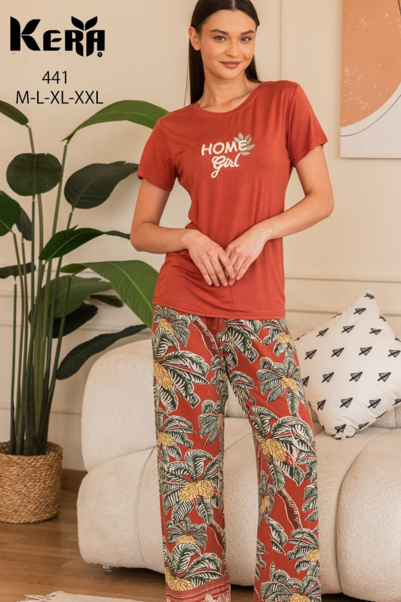 Home girl بيجاما نص كم
