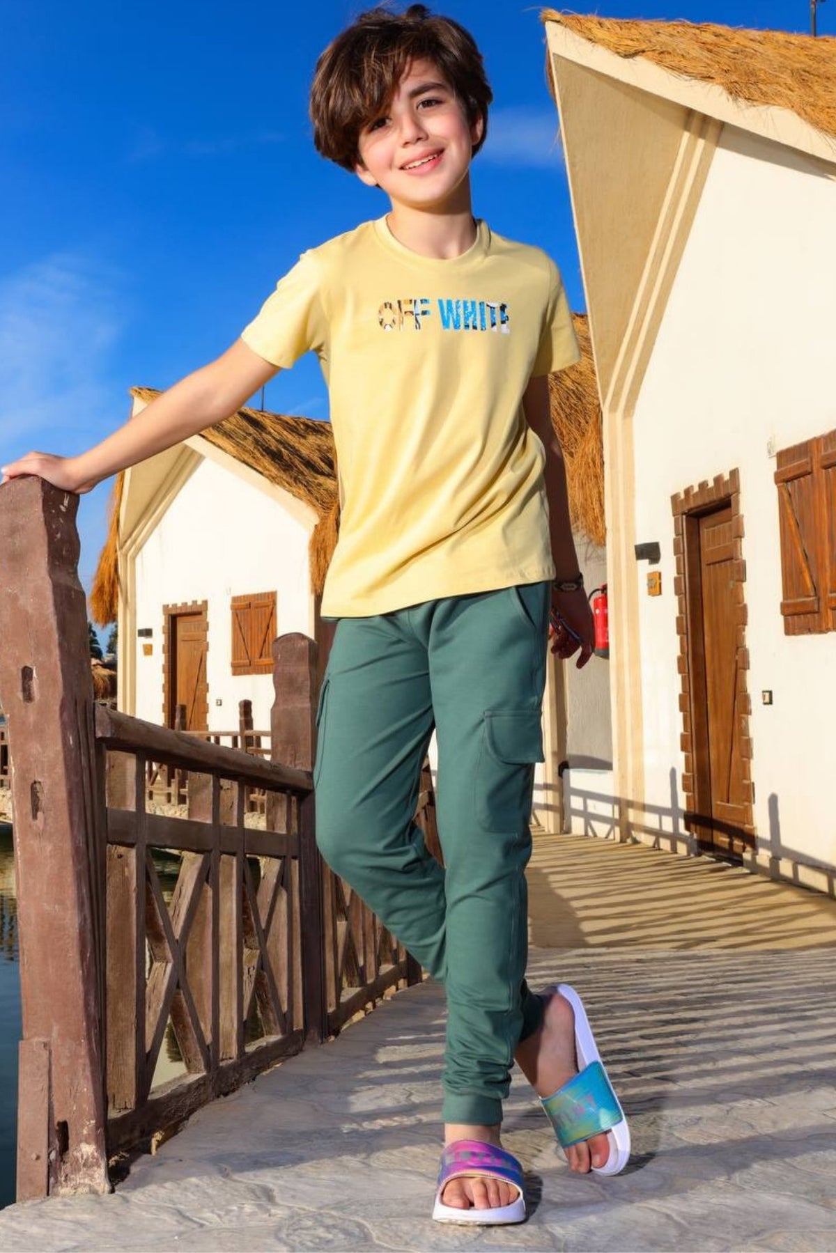 بيجاما أولادي Off White