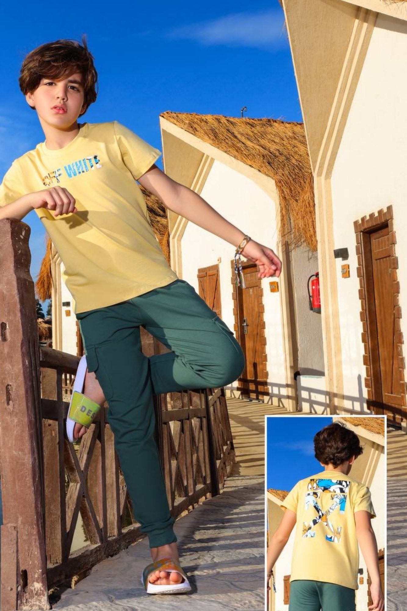 بيجاما أولادي Off White