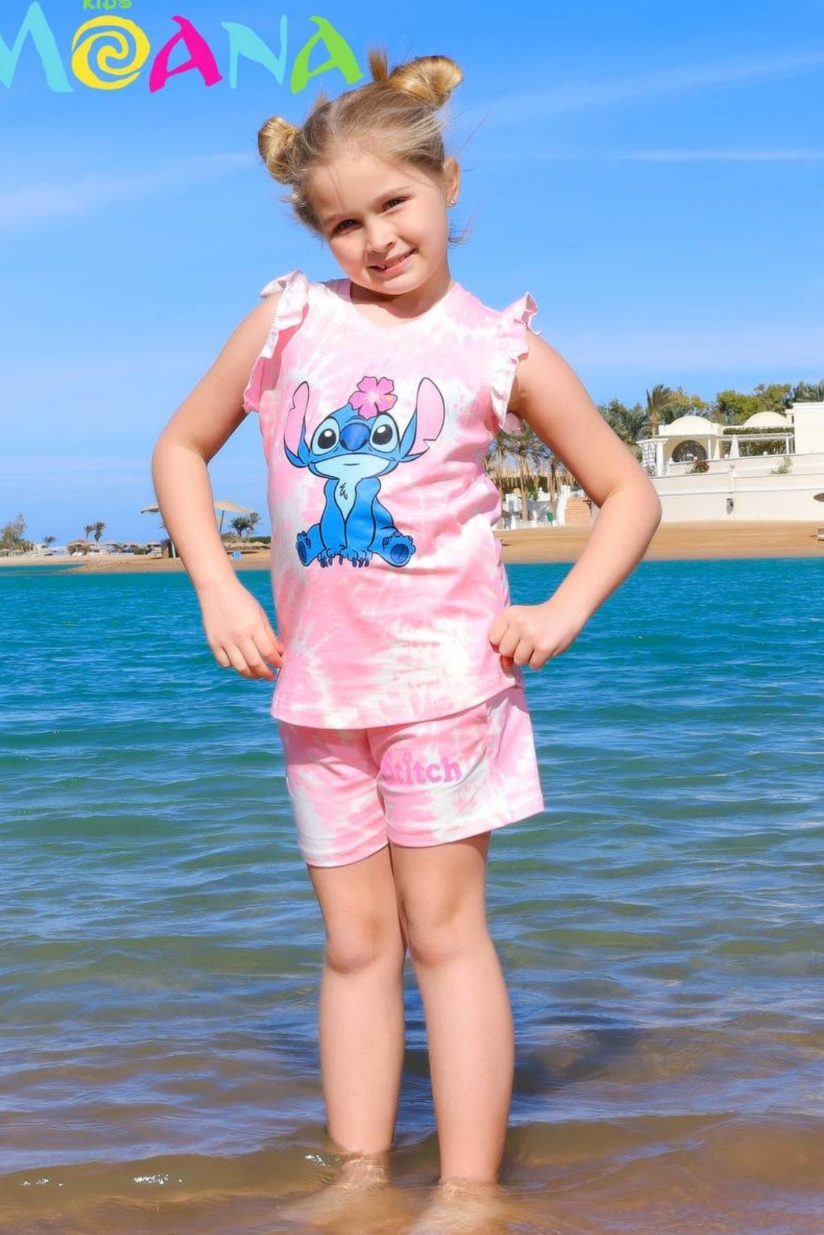 بيجاما شورت  Stitch flower