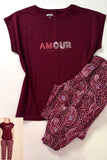 بيجاما برمودا AMOUR