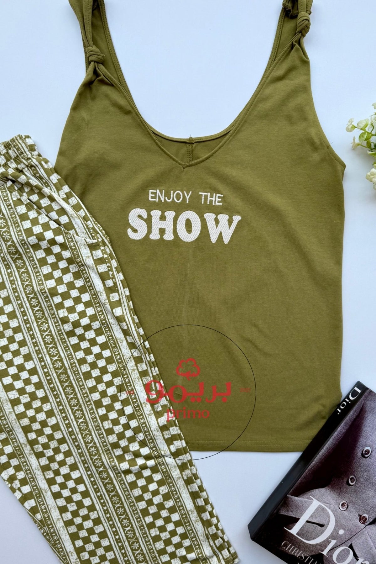 بيجاما بيرمودا "Enjoy the show"