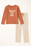 بيجاما بأكمام طويلة  " READ TO ME"