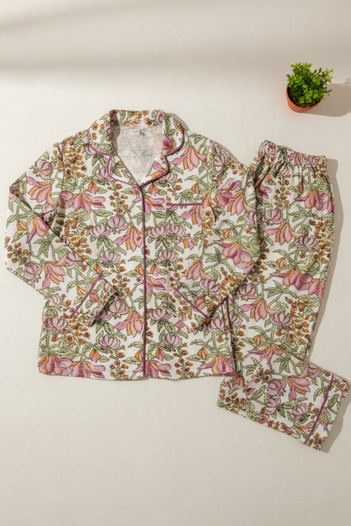 بيجاما شتوي زراير FLOWERS