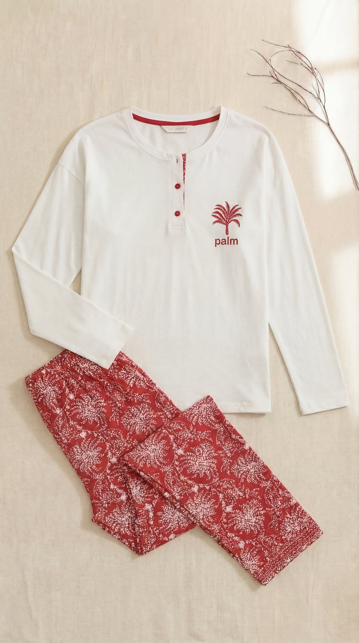 Palm بيجاما كم