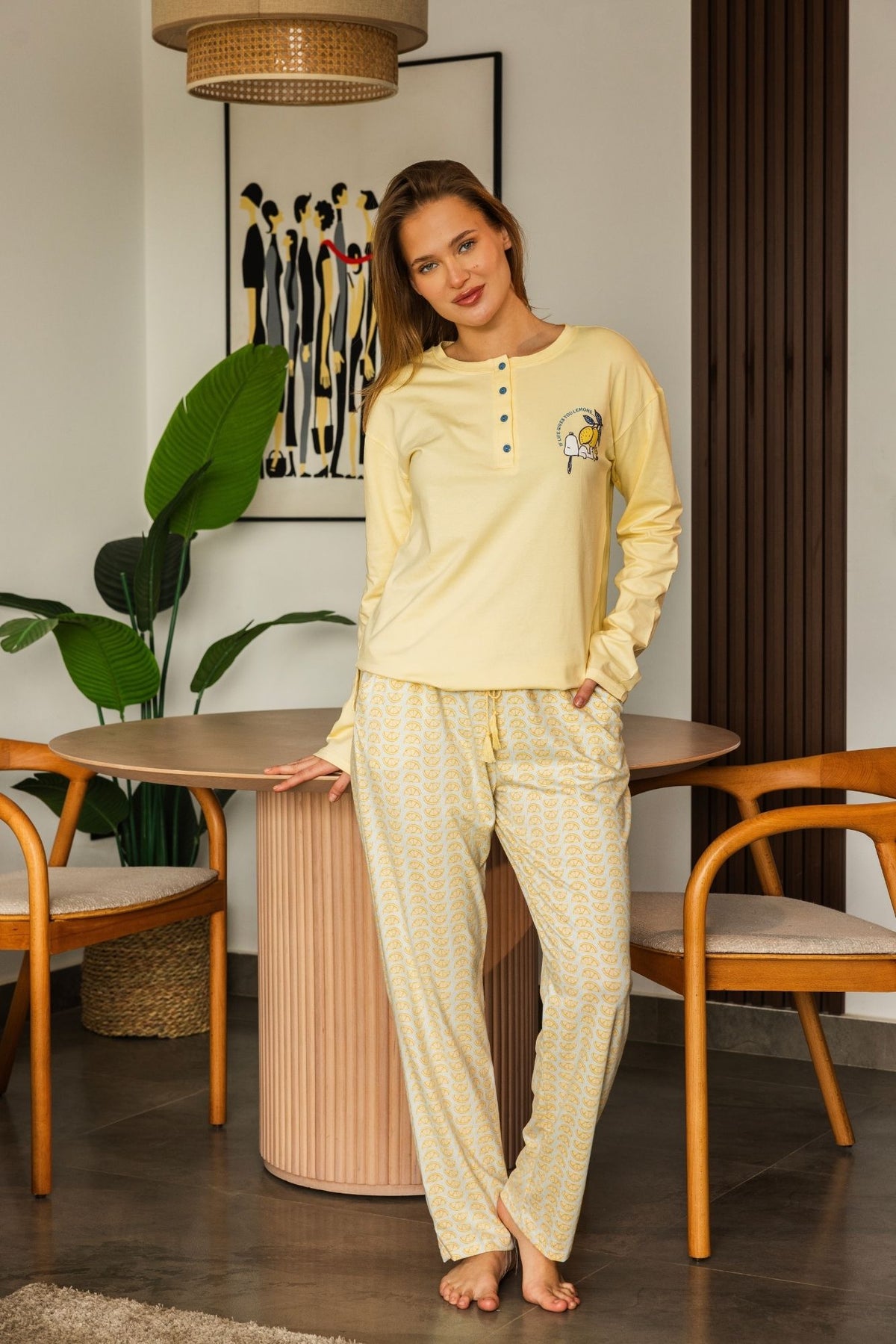 LEMONS بيجاما كم