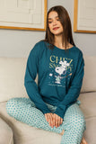 Snoopy بيجاما كم