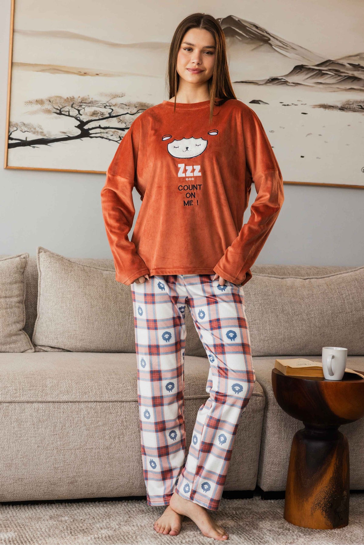 Count بيجاما شتوي