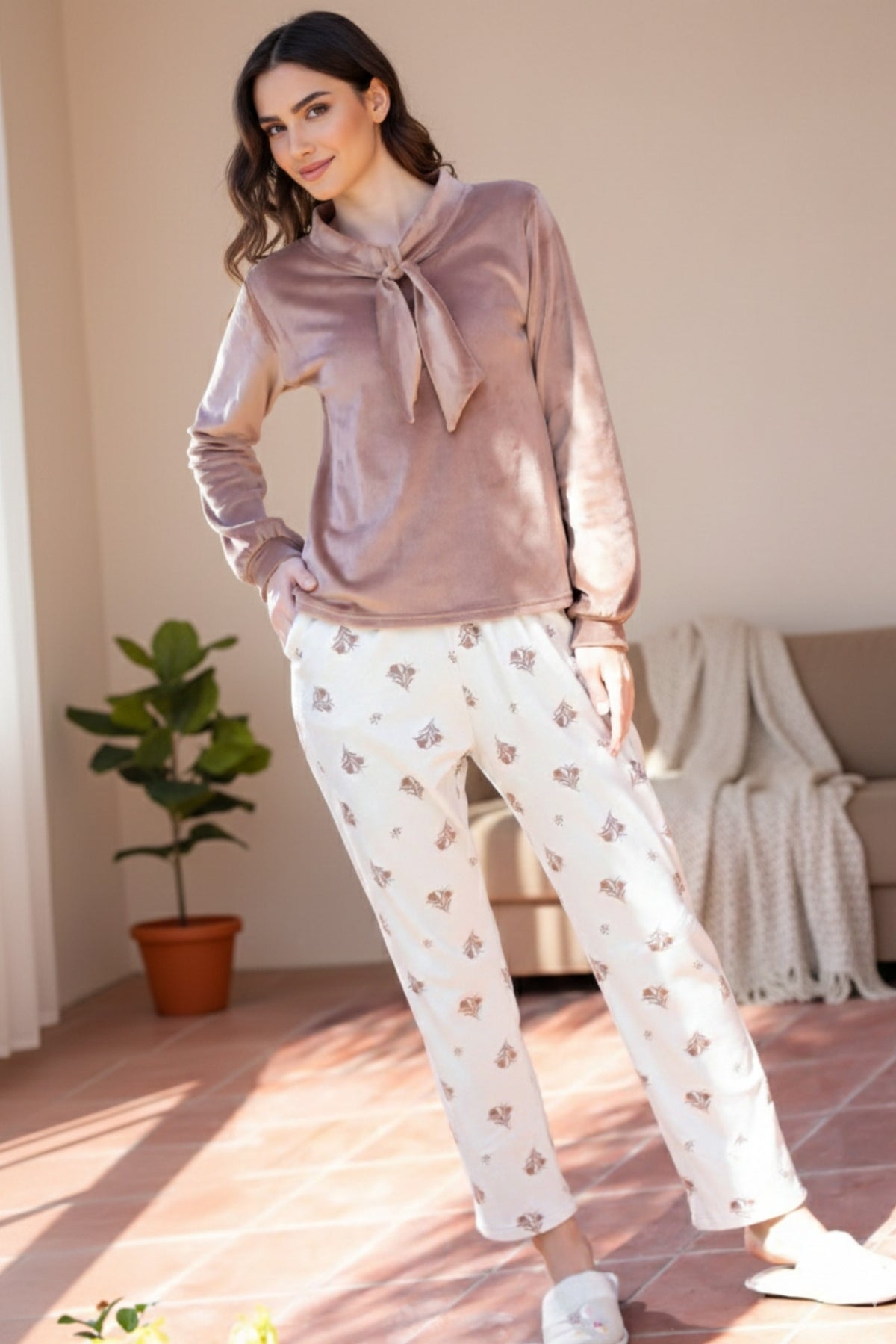 بيجاما شتوي فيونكه